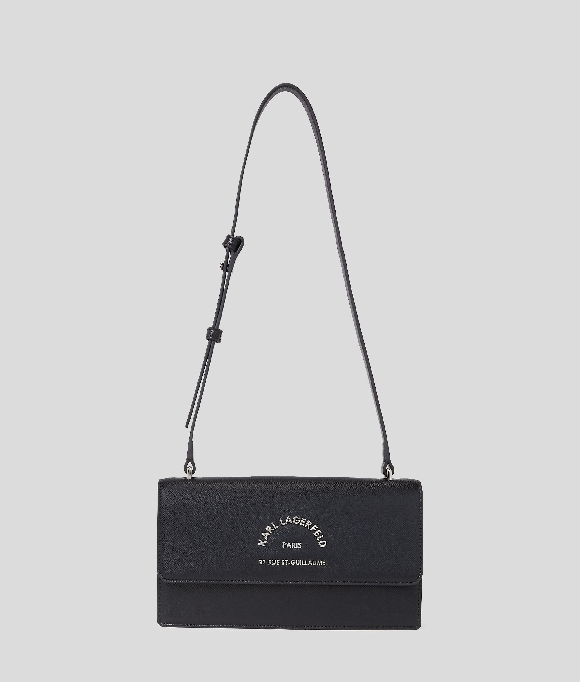 (image for) Breathtaking RUE ST-GUILLAUME METAL FLAP SHOULDER BAG